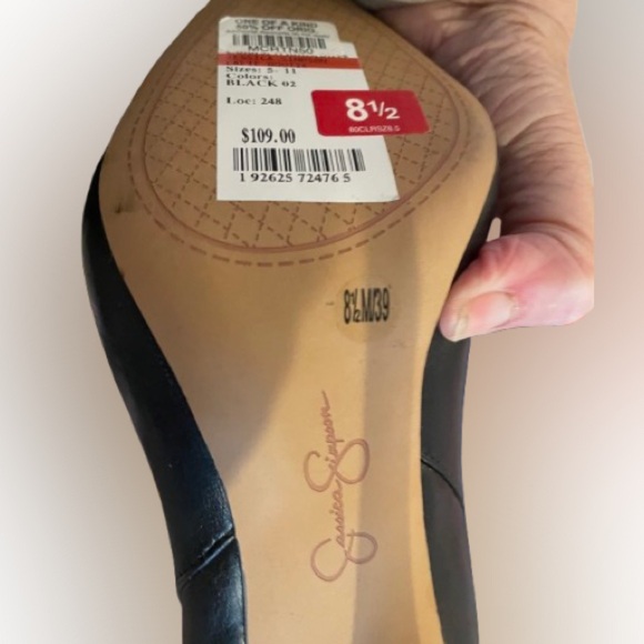 Jessica Simpson Black Heeled Boots​ - Picture 4 of 5